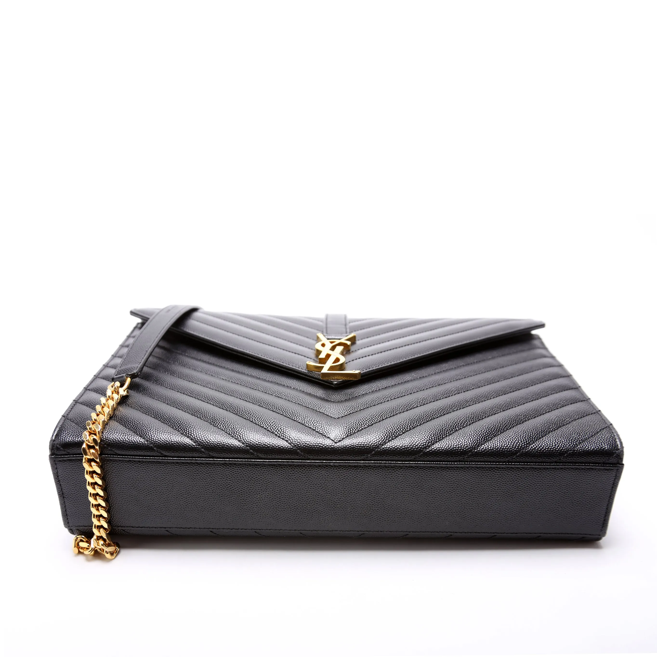 396910 Envelope Chevron Large Black