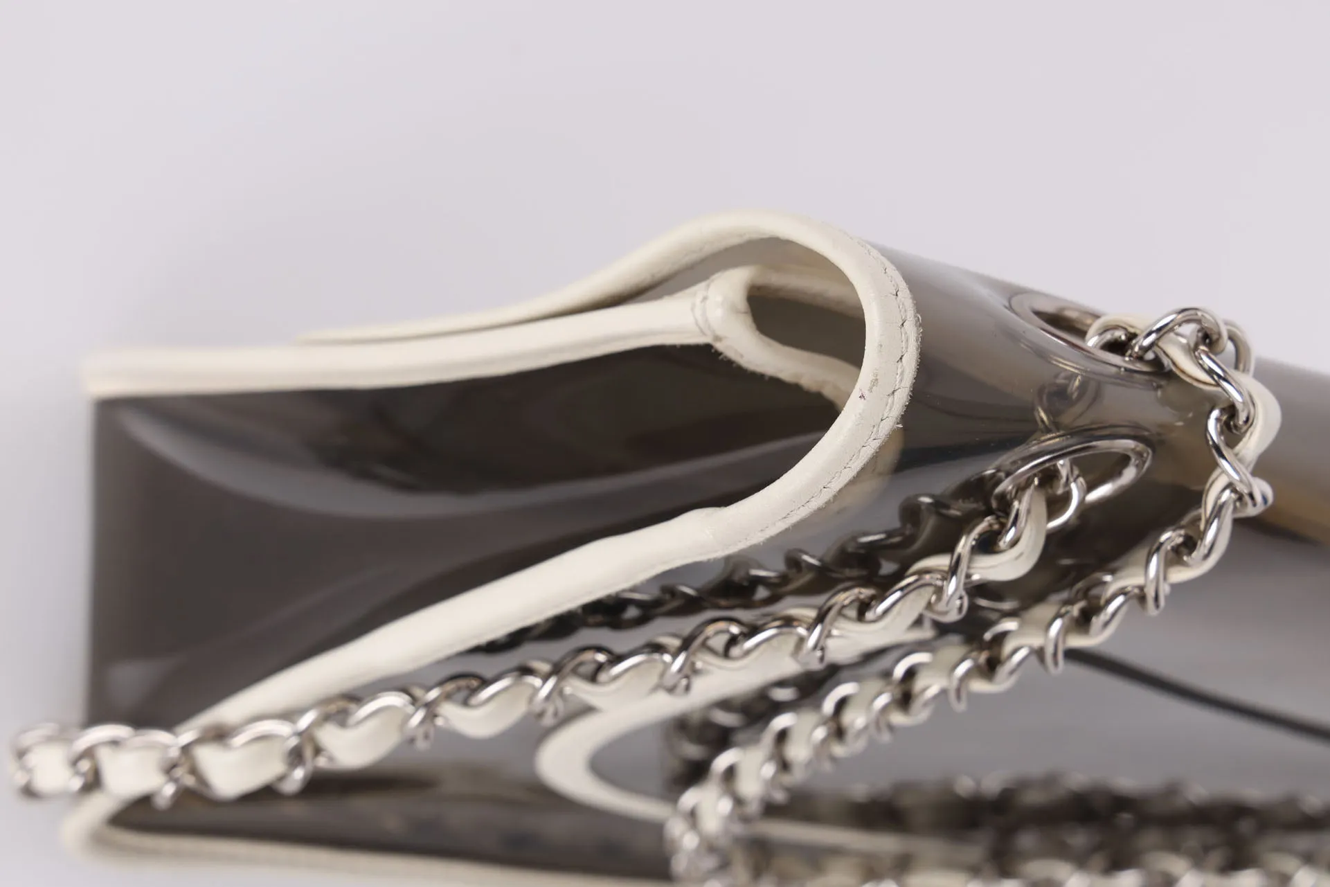 Chanel 2007 Transparent Heart Classic Flap