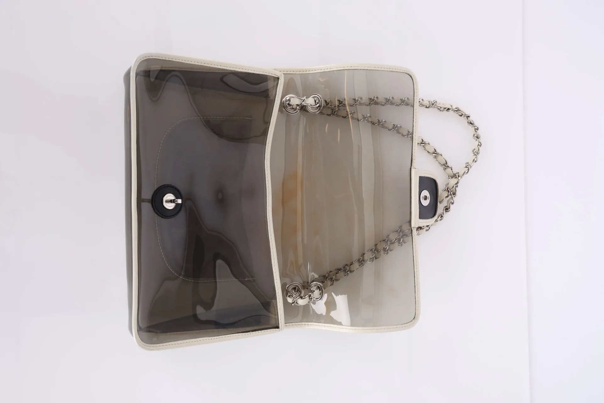 Chanel 2007 Transparent Heart Classic Flap