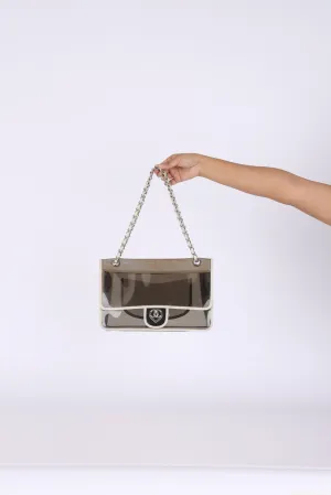 Chanel 2007 Transparent Heart Classic Flap