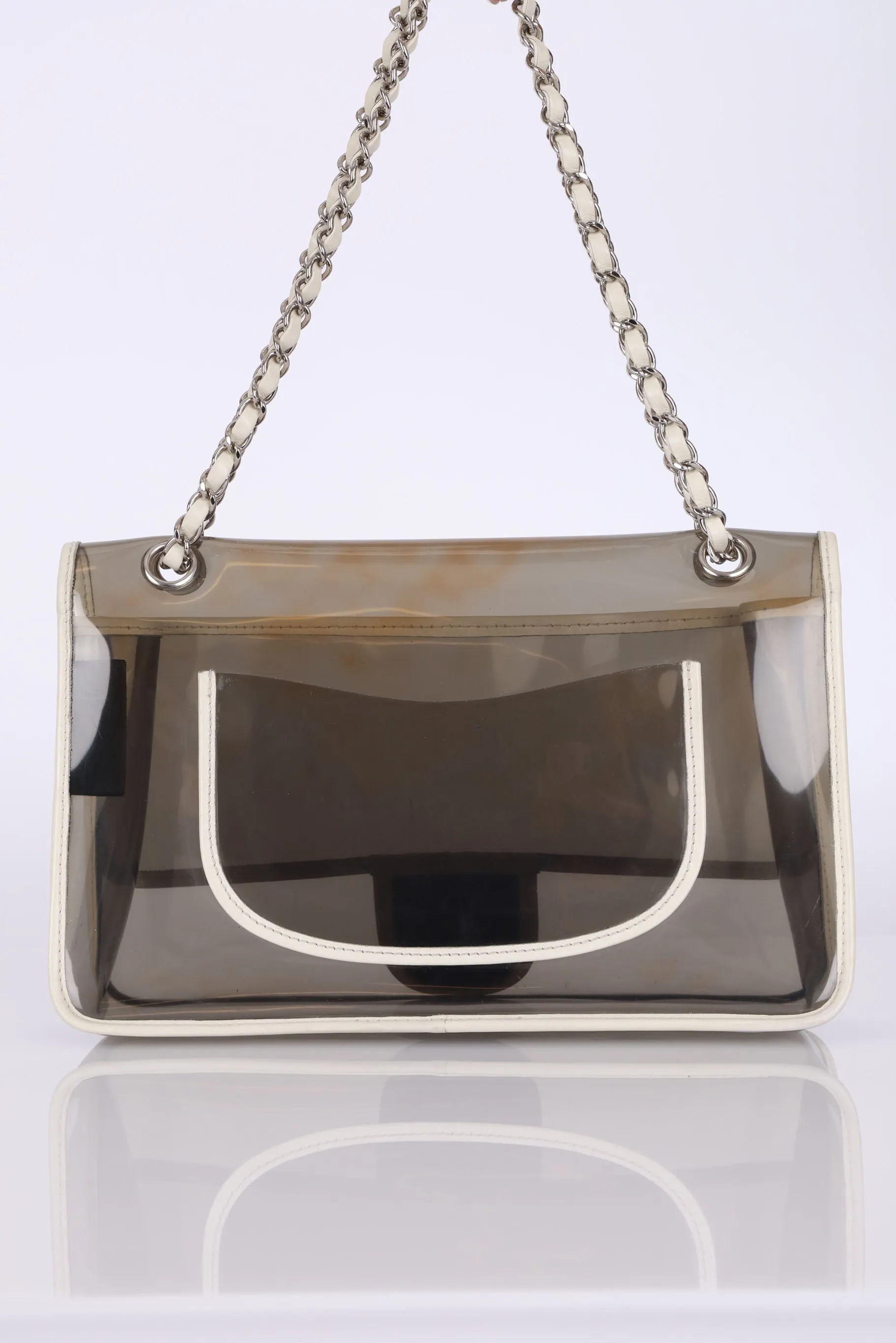 Chanel 2007 Transparent Heart Classic Flap