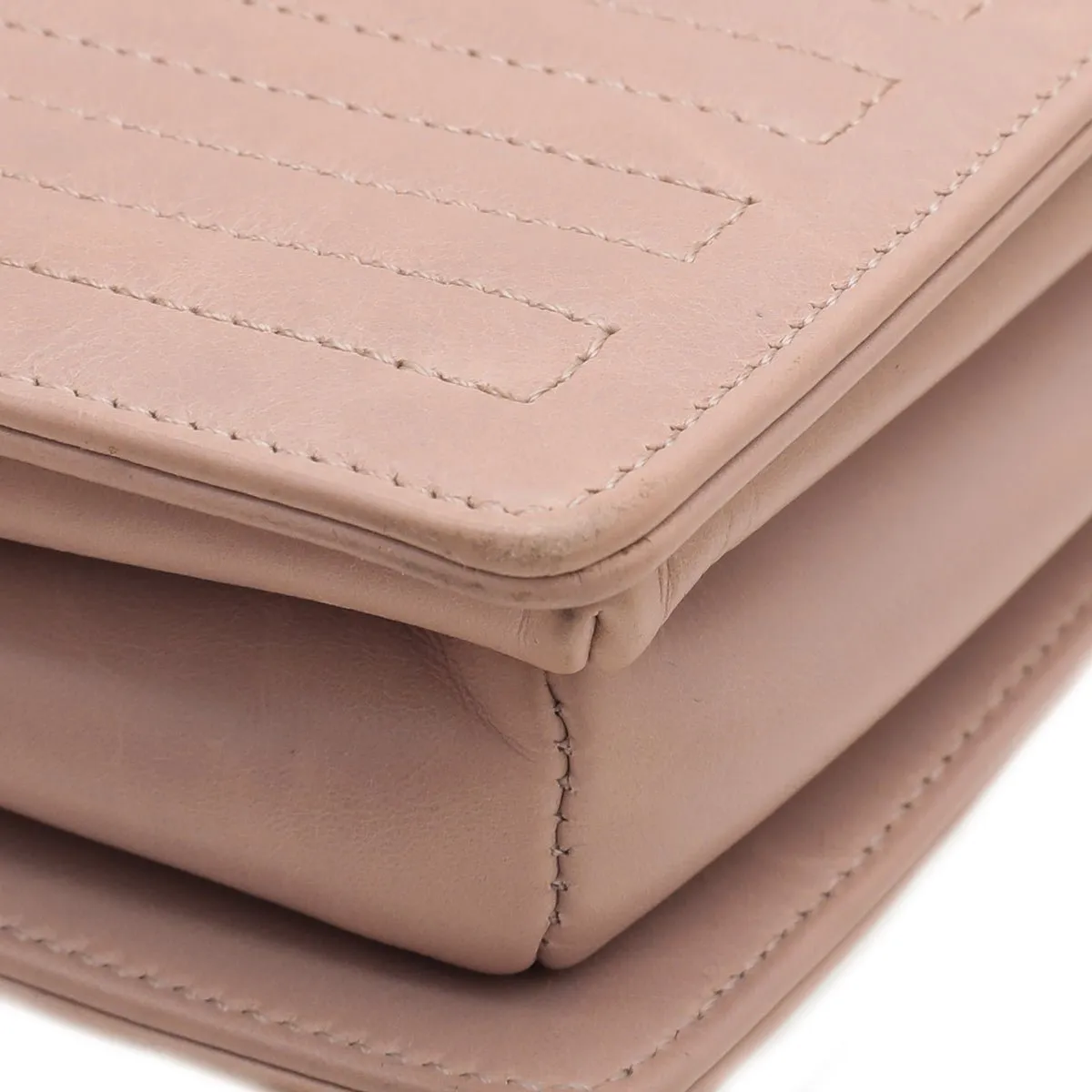 Chanel Beige Poudre Geometric CC Full Flap Bag