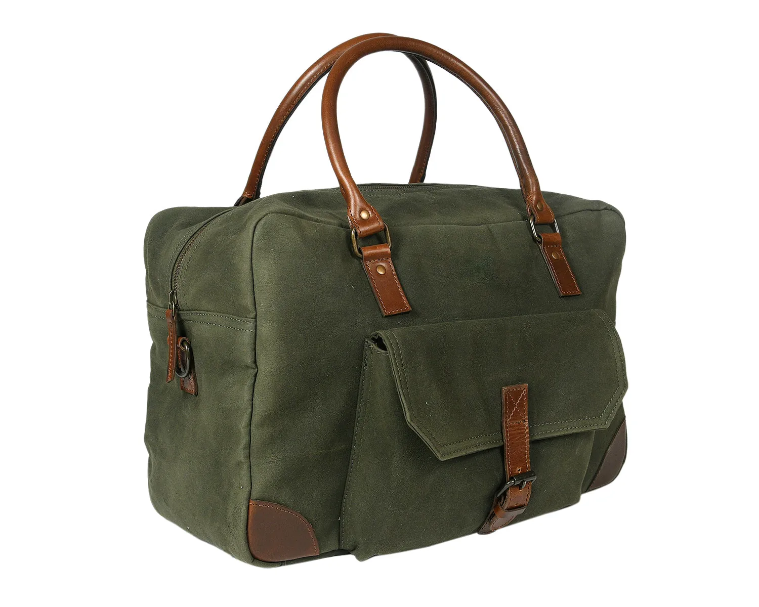 Elevate Your Travels with Our Stylish Canvas Duffle Bag. Art: BG-1378