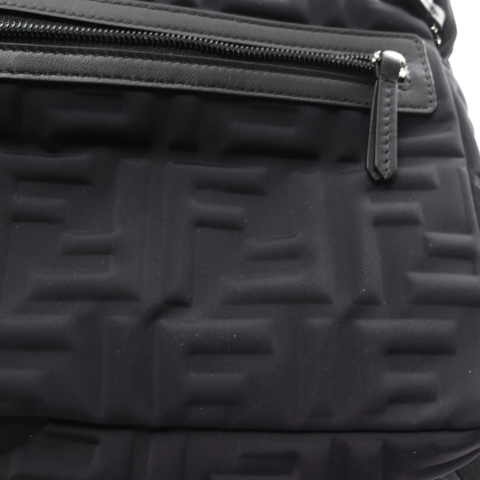 Fendi Nylon Leather Zucca Backpack 8BZ040APYBF05U0