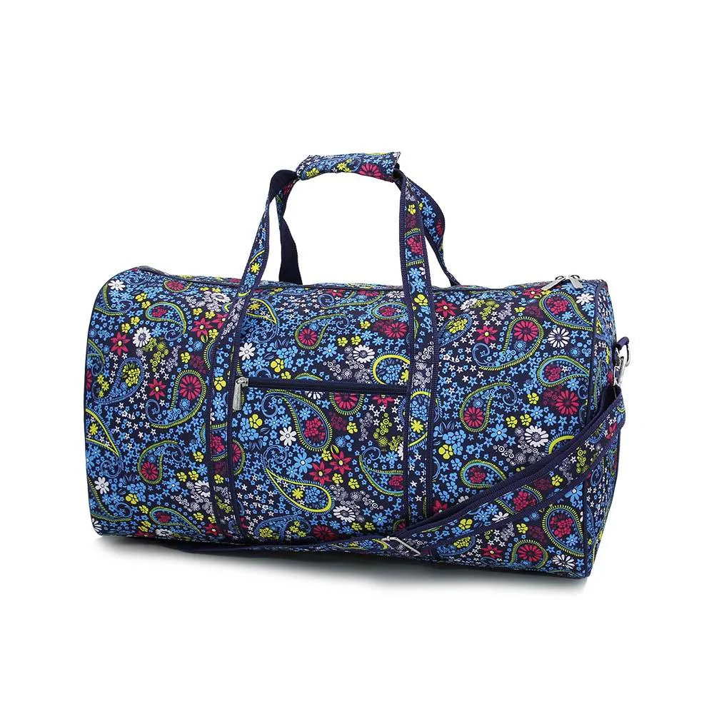 K400 | PORTABLE LARGE DUFFEL BAG - PAISLEY & FLORAL