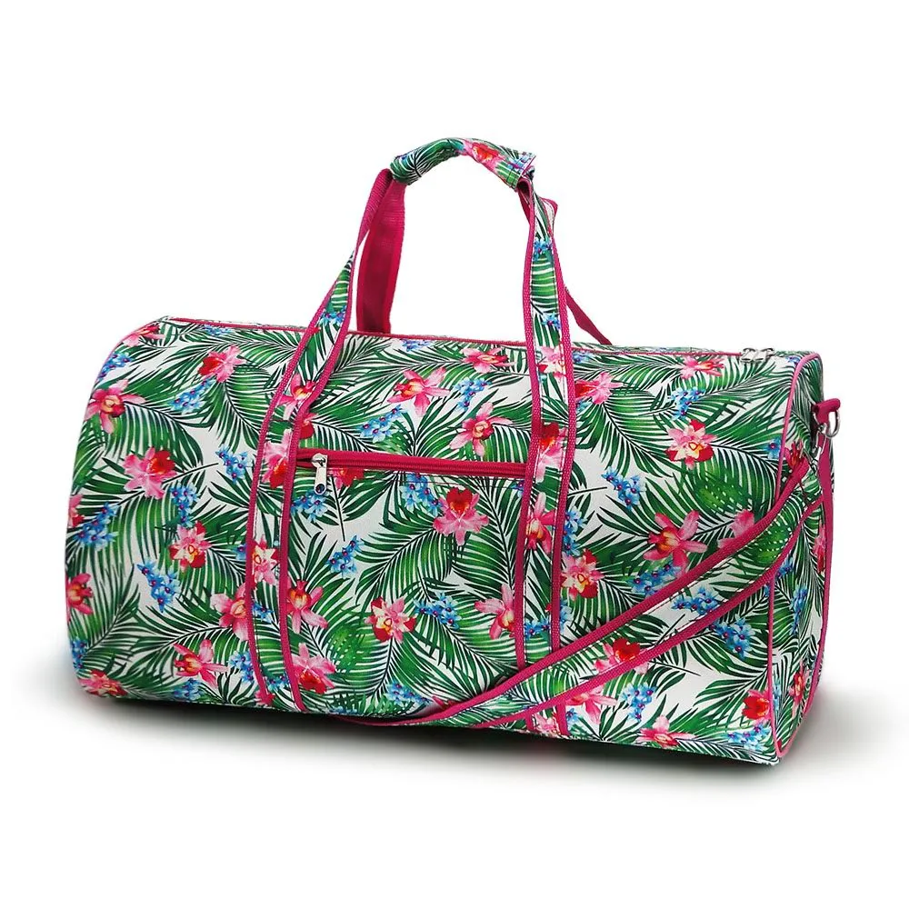 K400 | PORTABLE LARGE DUFFEL BAG - PAISLEY & FLORAL