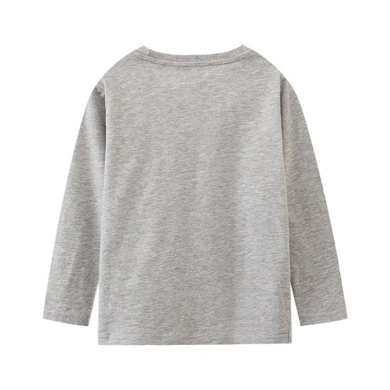 Toddler/Kid Boy's Gray Long Sleeve Spiderman T-shirt