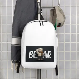 Winter Bear Sweater Minimalist Backpack